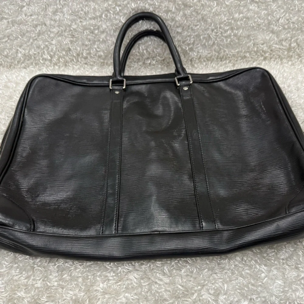 Louis Vuitton Epi Black Leather Briefcase Bag